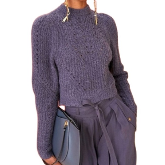 NWT Ulla Johnson Purple Jasper Sweater - Sz M - Picture 1 of 7